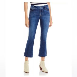 Le Cropped Mini Mid Rise Bootcut Jeans